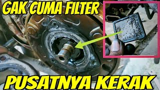 Lupa Bersihin Filter Oli Supra, Ini Kondisinya