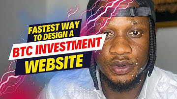 How to design a BROKER or BTC Investment Website