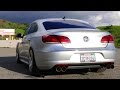 VW 2.0T TSI Straight Pipe Dual Exhaust - Revs and POV Drive!