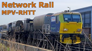 Network Rail RHTT on the Chatham Main Line at Gillingham Train Depot.