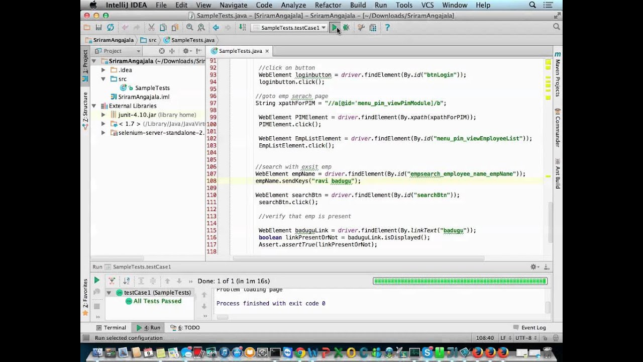 Starting Automation using Webdriver - YouTube