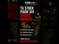 TU STOCK PUEDE SER DINERO MUERTO #stock #inventario #rentabilidad #foodcost #cmg #gastronomia