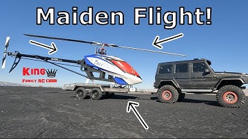 Align Trex 550X Dominator Build - Maiden Flight!! 2022