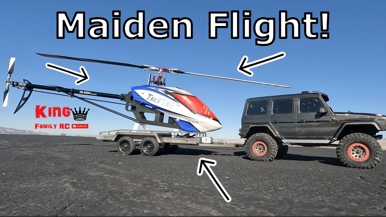 Align Trex 550X Dominator Build - Maiden Flight!! 2022