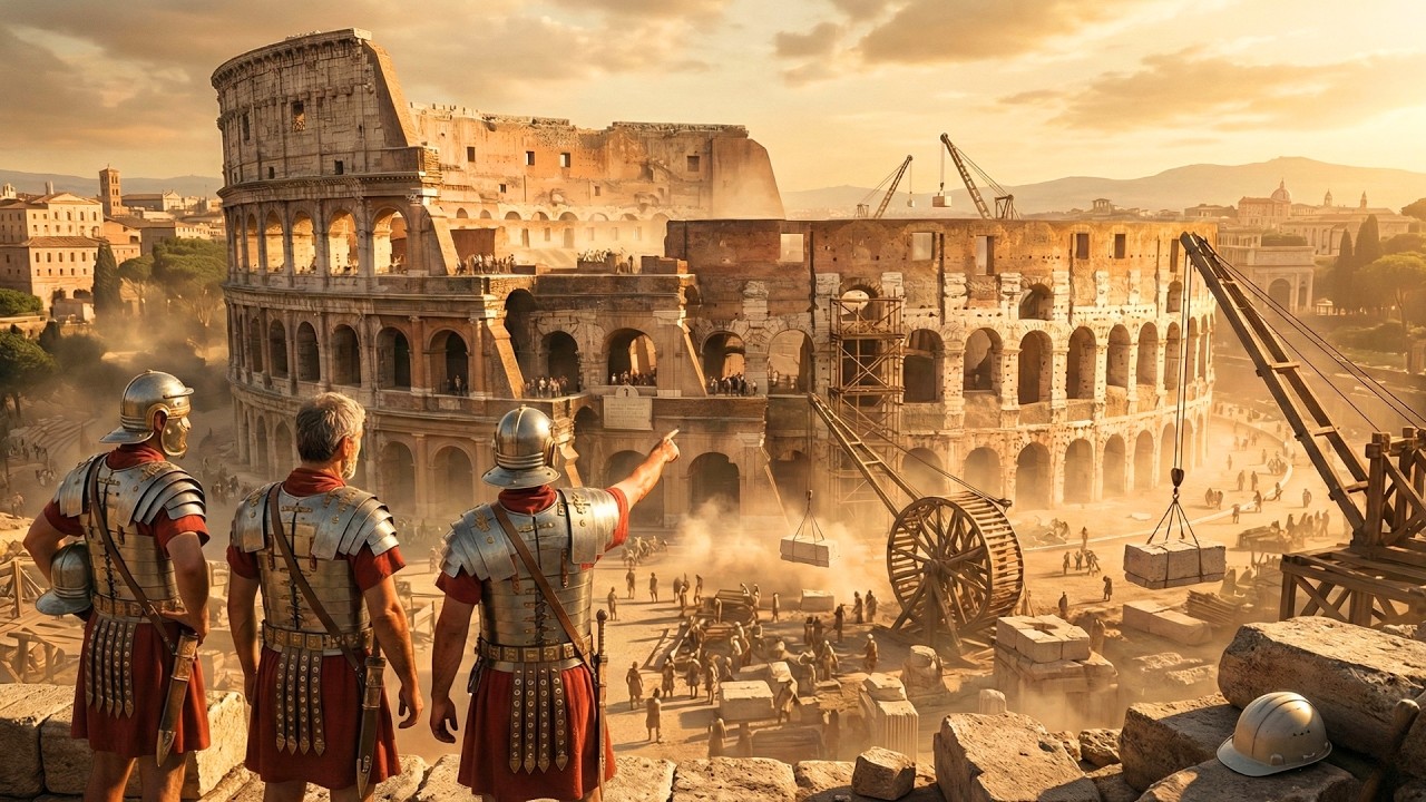 Jak Bylo Koloseum Postaveno Za 8 LET (a Proč By To Dnes Bylo NEMOŽNÉ)