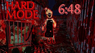 Ice Scream 1 Nightmare Hard mode speedrun 6:48 (Glitchless)