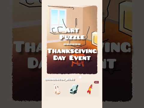 Art Puzzle - Thanksgiving Day Event_2 #thanksgiving #event #games #drawing #artpuzzle #shorts #fun