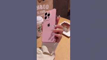 Thumbnail of Pink iPhone  😍 | iPhone 14 Pro Max cases | i phone 14 Pro Max | #shorts #iphone