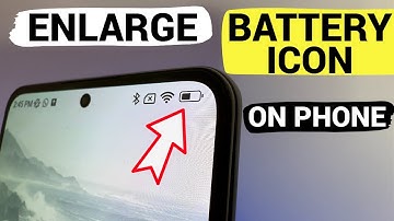 Hoe u het batterijpictogram en andere pictogrammen op uw telefoon groter kunt maken