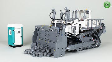 Liebherr PR776 Dozer - Lego Technic 42100 alternate model