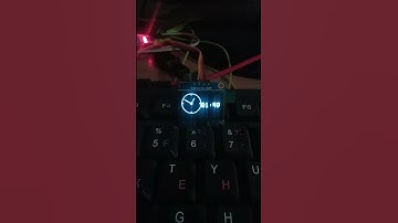 циферблат часов на oled дисплее (тест4) #oled #arduino #arduinoproject  #lada #dashboard #diy