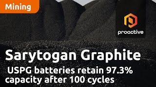 Sarytogan Graphite USPG batteries retain 97.3% capacity after 100 cycles