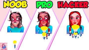 NOOB vs PRO vs HACKER in Makeup Kit Runner