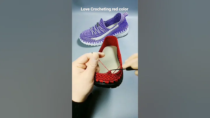 Cool Shoes Crocheting #shorts #crochet #diy #handmade #shoes