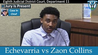 Eric Echevarria vs Zaon Collins, Part 1, May 9, 2025