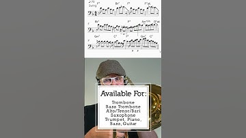 Slow F Blues Jazz Etude - #jazz #trombone #swing #blues #improvisation