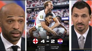 "INSANE"- Thierry Henry Goes Crazy Over Harry Kane’s Explosive Brace in 4-2 Win Against Croatia