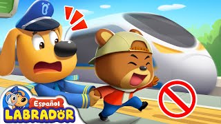 🔍Sheriff Labrador - Seguridad en el Tren 🐻🚆 | EP 66 | Videos de Niños | BabyBus en Español