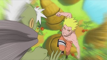 Naruto Training Sage Mode with Great Toad Sage