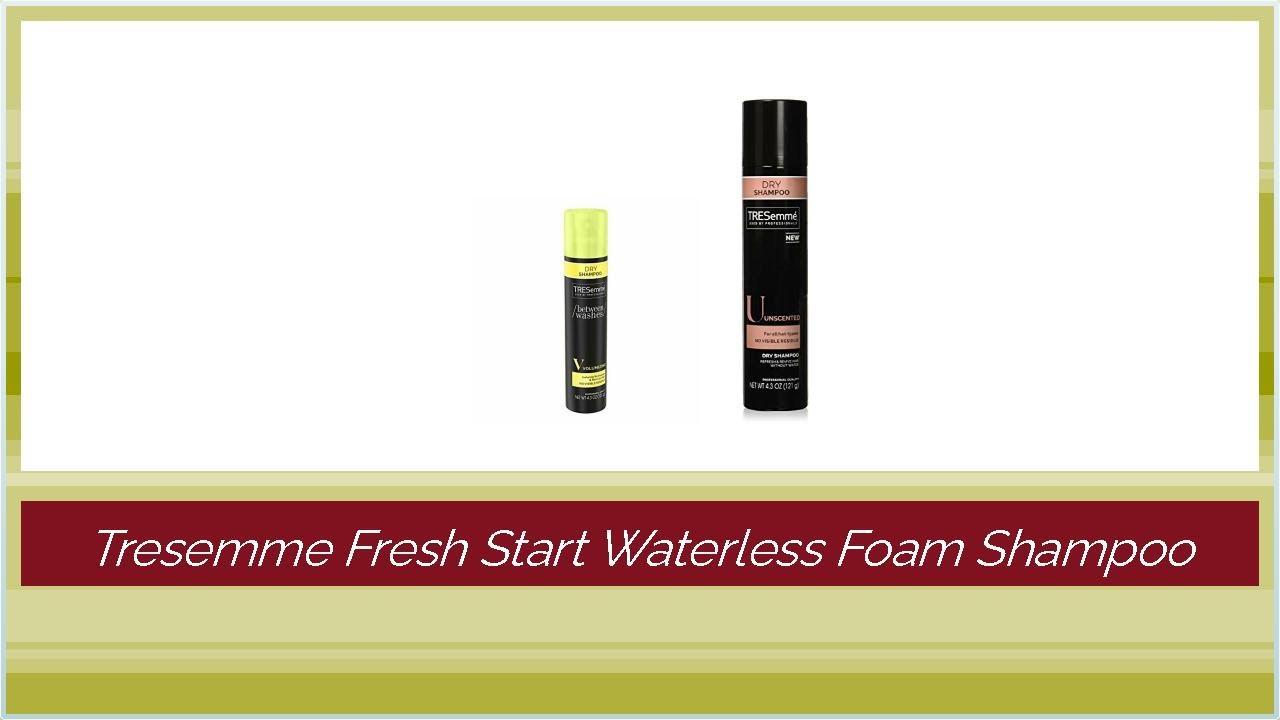 Tresemme Fresh Start Waterless Foam Shampoo - Daring Reviews - YouTube