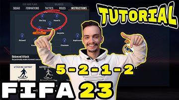 FIFA 23 - THE MOST OVERPOWERED FORMATION 5-2-1-2 TUTORIAL BEST TACTICS & INSTRUCTIONS