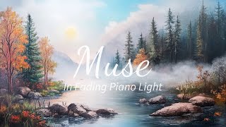 Peaceful notes for focused study and healing light | piano warm