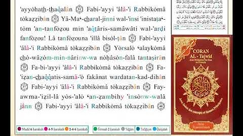 ختمة من مصحف التجويد باللغة الفرنسية الصفحة رقم 532