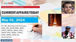 01 May 2024 Current Affairs by GK Today | GKTODAY Current Affairs - 2024 March