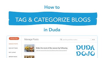 How to Tag and Categorize Blogs in Duda | Blogs Part 3 | Duda Dojo