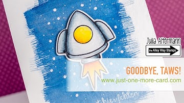 Easy Watercolor Background and Goodbye to TAWS