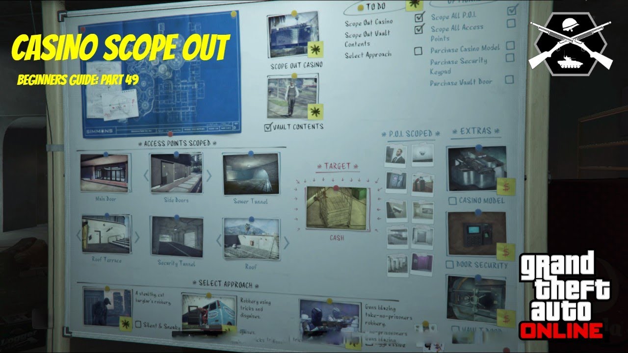 GTA ONLINE CASINO SCOPE OUT BEGINNERS GUIDE PART 49 YouTube