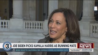 Biden selects California Sen. Kamala Harris as running mate