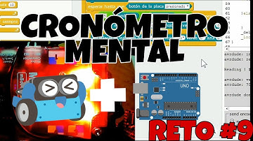 Reto 9 con mBot y Arduino juego cronómetro mental