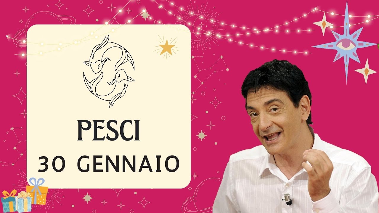 Pesci ♓️ Martedì 30 Gennaio 🔮 Oroscopo Paolo Fox - Martedì senza