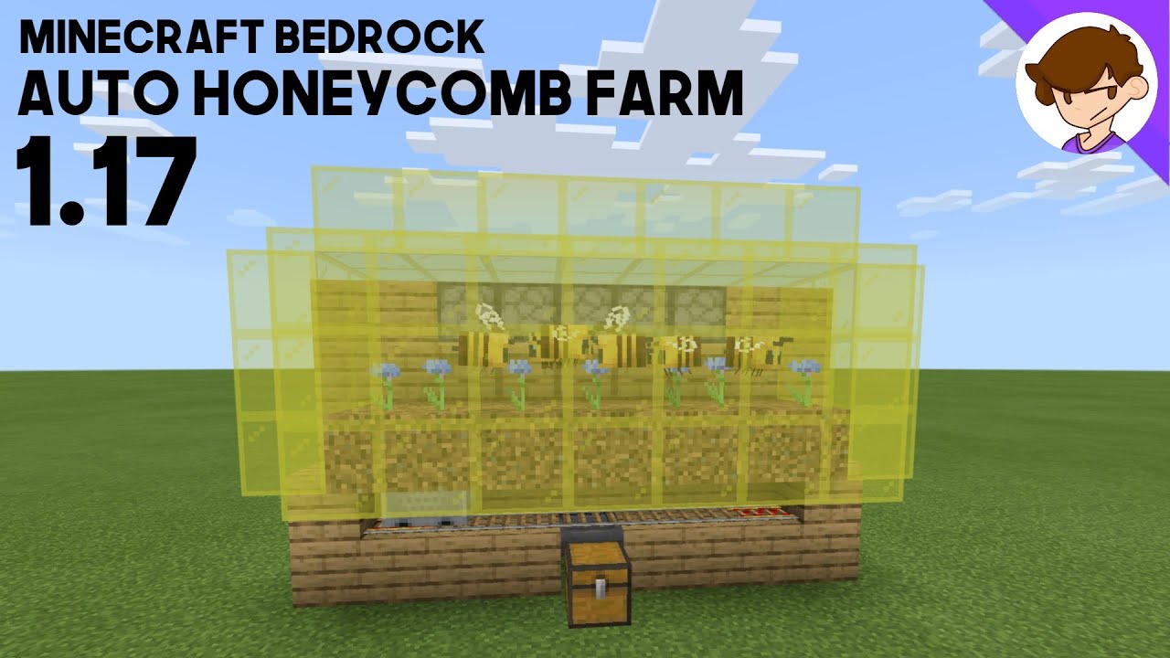 Simple, Efficient, Automatic Farm Minecraft Bedrock 1.17