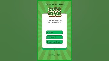 What has keys but can