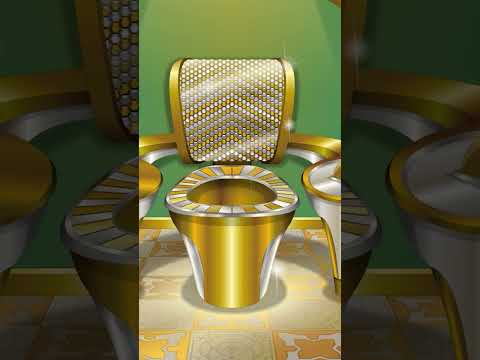 A golden bathroom for a golden team #supastrikas #shorts #football