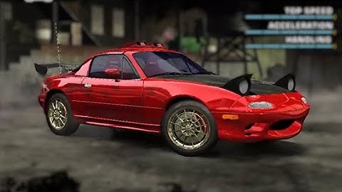 nfs most wanted  - Mazda MX-5 Miata (NA) Mod Gameplay