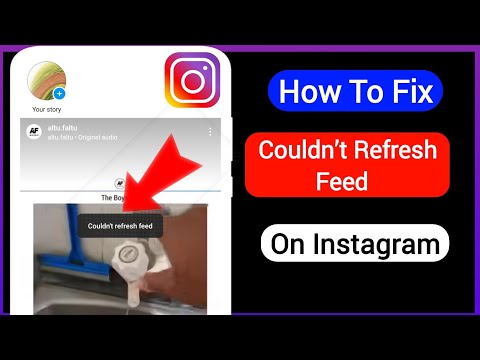 How To Fix Couldn’t Refresh Feed On Instagram 2024 | Couldn’t Refresh Feed On Instagram