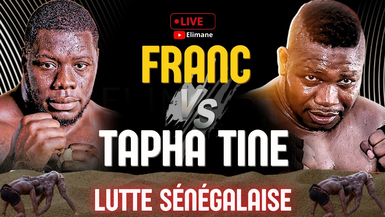 🔴 FRANC VS TAPHA TINE LIVE | L’ARÈNE RETIENT SON SOUFFLE… QUI VA TOMBER ? LUTTE SÉNÉGALAISE