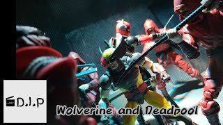 Wolverine & Deadpool Vs Ninjas | Action video | Stopmotion fight |