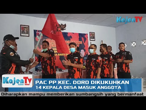 PAC PP Kec. Doro Dikukuhkan, 14 Kepala Desa Masuk Anggota