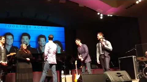 Wes Hampton with Jason and Adam Crabb