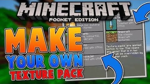 How to Make Your Own Minecraft Texture Pack on Mobile! 🎨 |