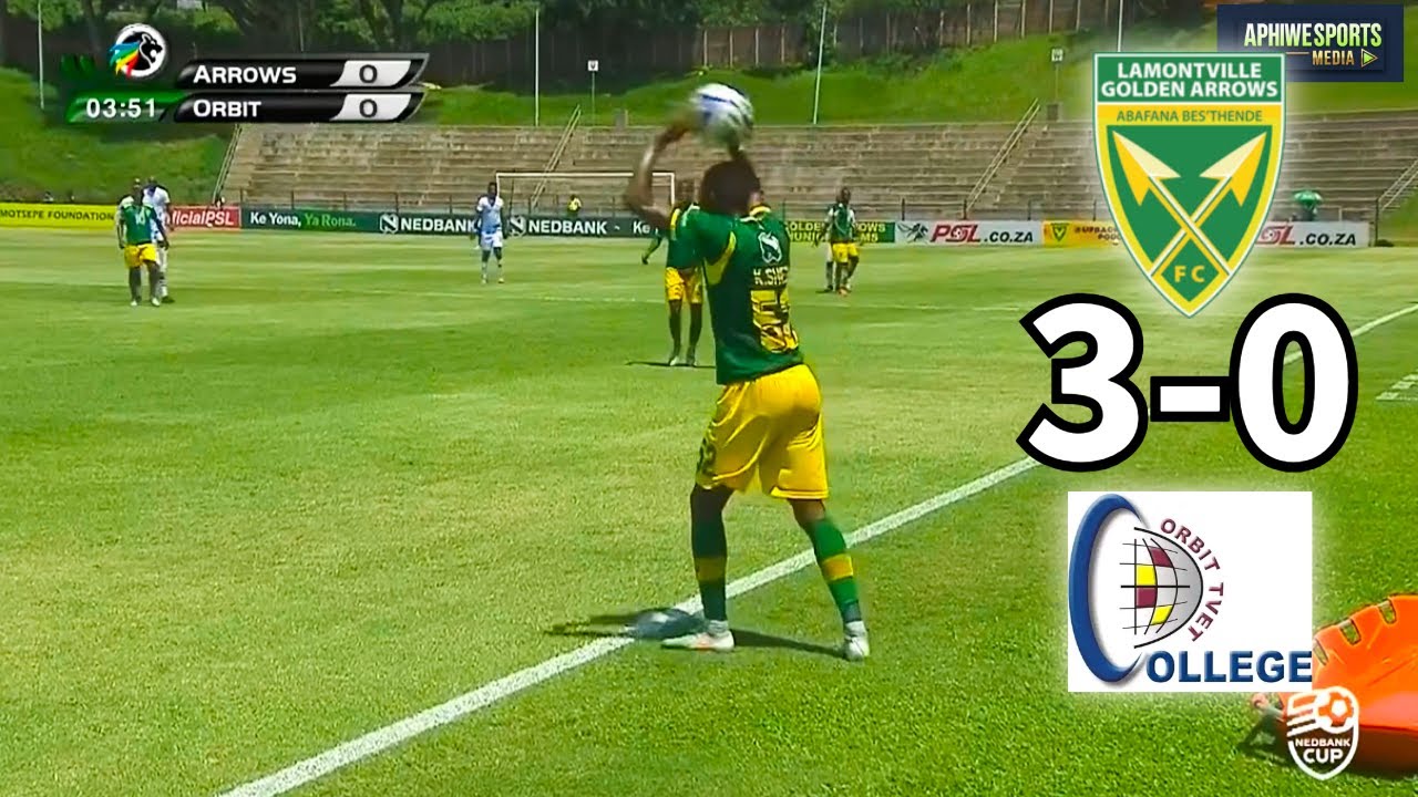 GOLDEN ARROWS 3-0 ORBIT COLLEGE | NEDBANK CUP HIGHLIGHTS 