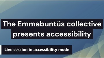 Emmabuntus Debian Edition 5 live accessibility presentation