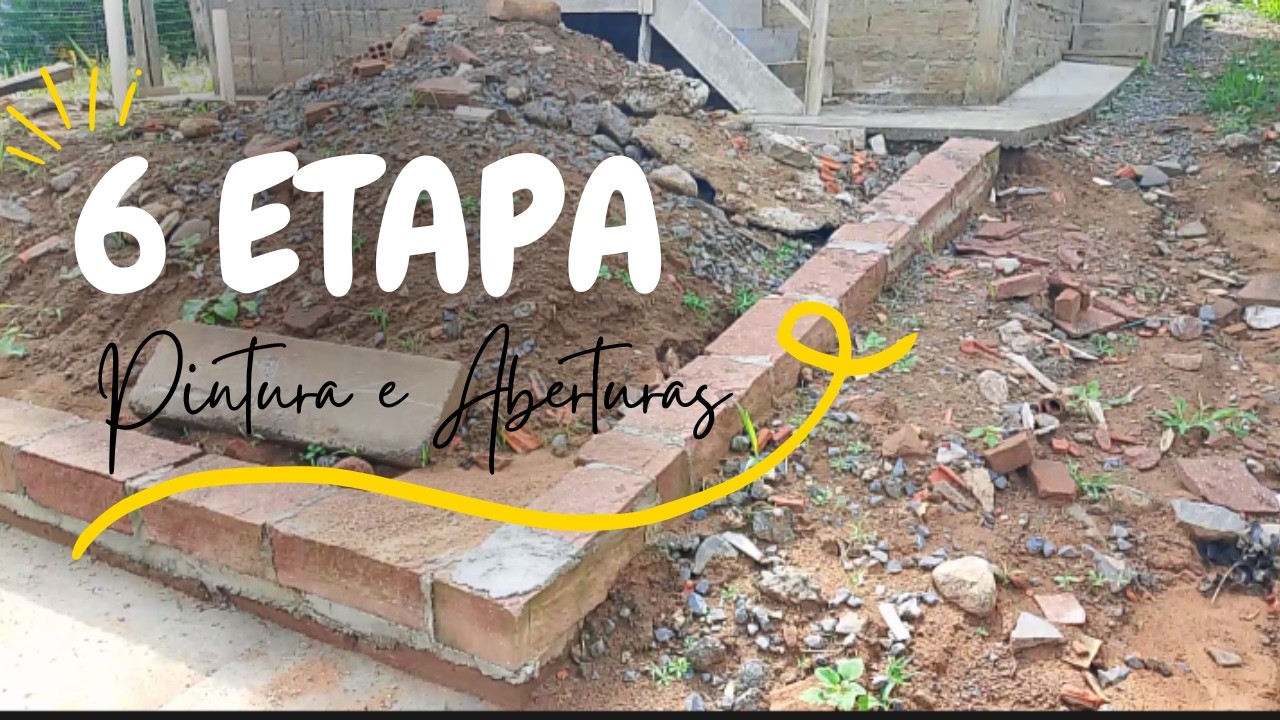 Diário de obra/ 6 Etapa concluída 💕🙏🏾