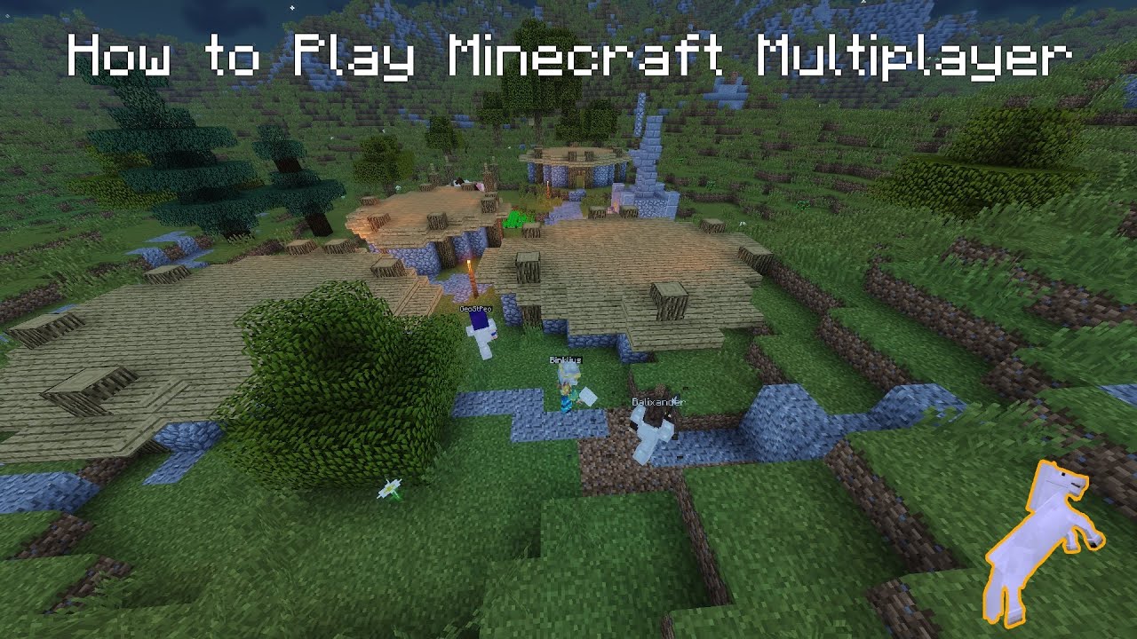 Tutorial - How to Play Minecraft Multiplayer - YouTube