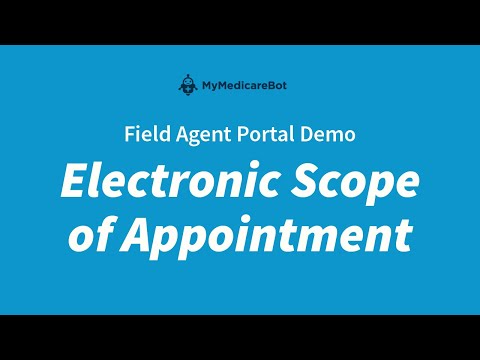 MMB Field Agent Portal - Electronic Scope of Appointment