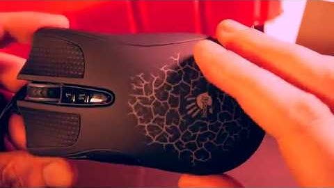 Распаковка игровой мыши A4 Bloody A9 Blazing.